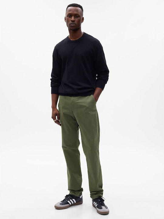 GAP Trousers in Slim Fit Green