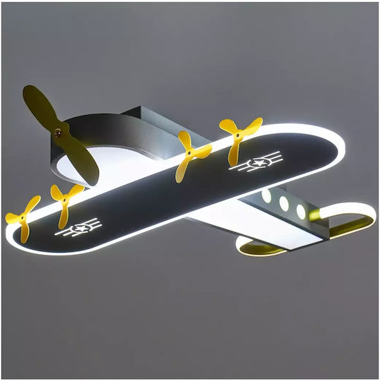 Авиатор таванна лампа сива Elbulgaria 3000k-4000k-6000k LED 56w 2454
