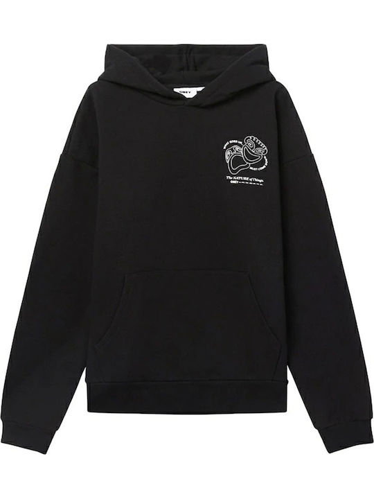 Extra Heavy Sweatshirt mit Kapuze Schwarz