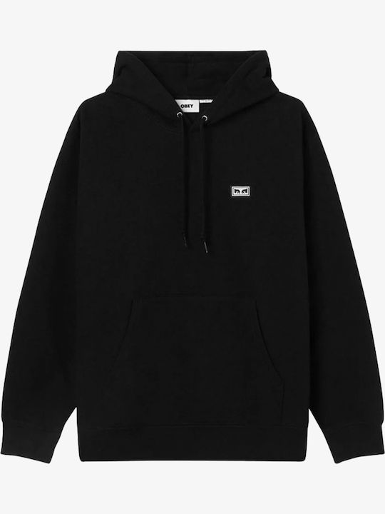 Established Works Eyes Sweatshirt With Hood Black