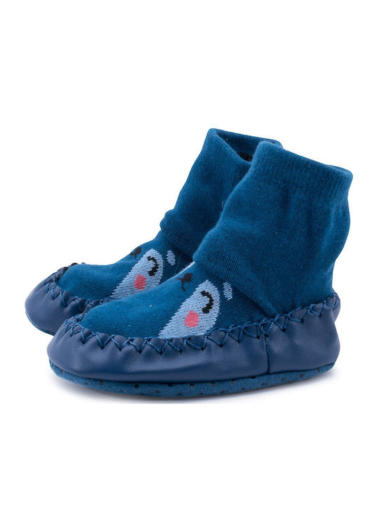 Love4shoes Kids' Slipper Socks Blue Love4shoes Kids' Slipper Socks Blue