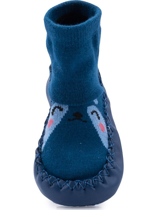 Love4shoes Kids' Slipper Socks Blue