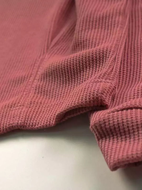 Kids Sweatshirt with Hood and Pockets Pink Together