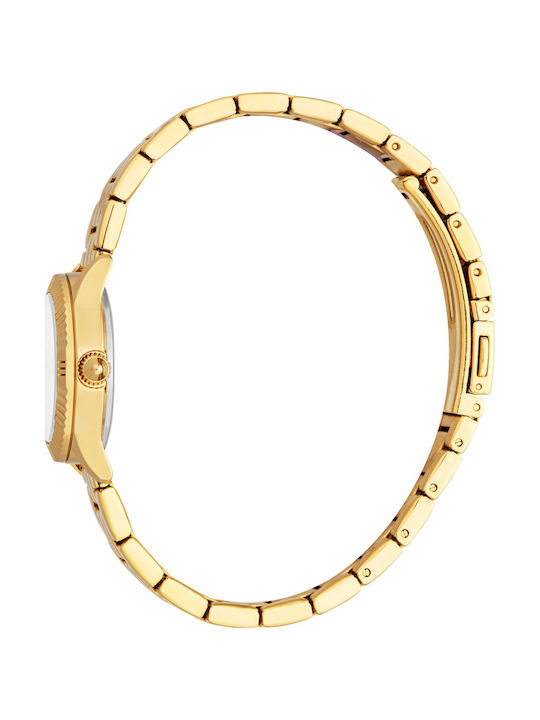 Just Cavalli Mini Γυναικείο Ρολόι 26mm Μπαταρίας με Χρυσό Μεταλλικό Μπρασελέ