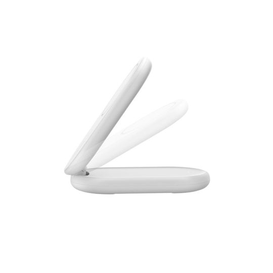 Belkin Kabelloses Ladegerät Qi2 und Kabel USB-C 15W Weißs (BOOST Charge)