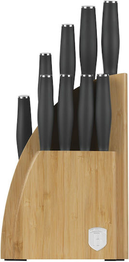 Berlinger Haus Anthracite Collection Set Cuțite Cu Bază Din Oțel Inoxidabil 9 Bucăți