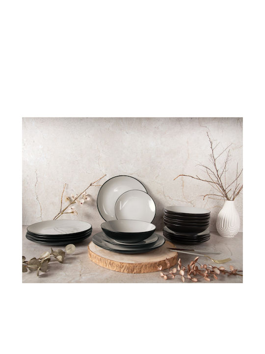 Berlinger Haus White Ceramic Dinnerware Set 18pcs