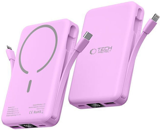 Tech-Protect PB31 Lifemag MagSafe Power Bank 10000mAh Lavender