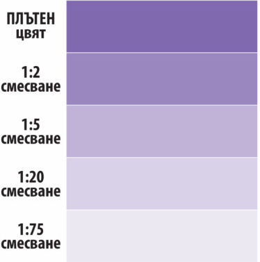 Casa Bella Пластмасов Боя за Вътрешна и Външна Употреба Violet Color 200мл