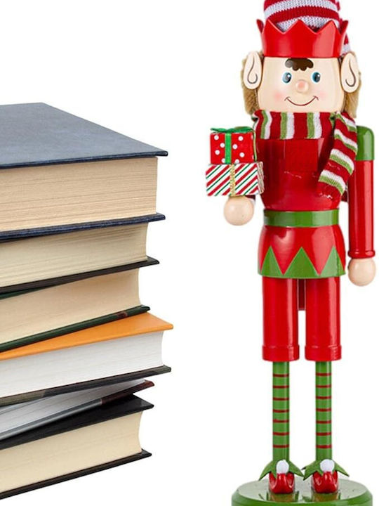 Weihnachtliche Holz Figur Elf Grün