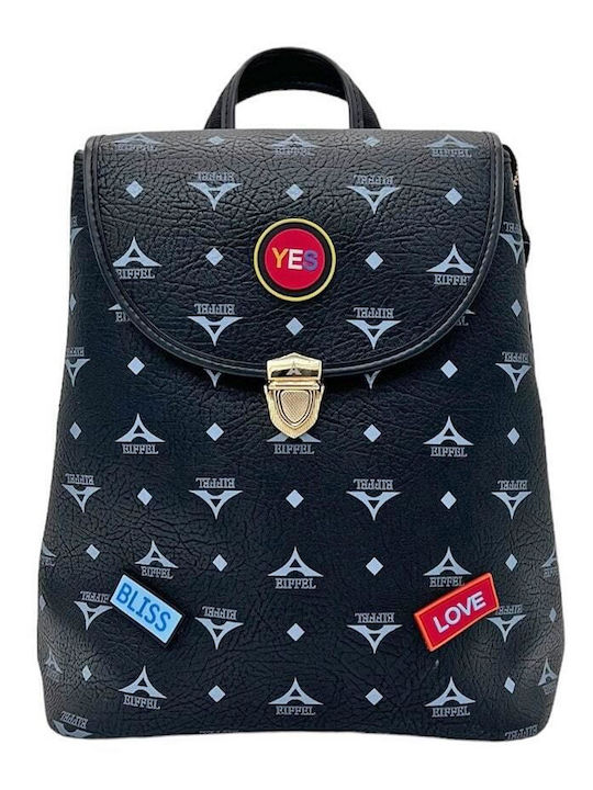 La tour Eiffel Women's Bag Backpack Black