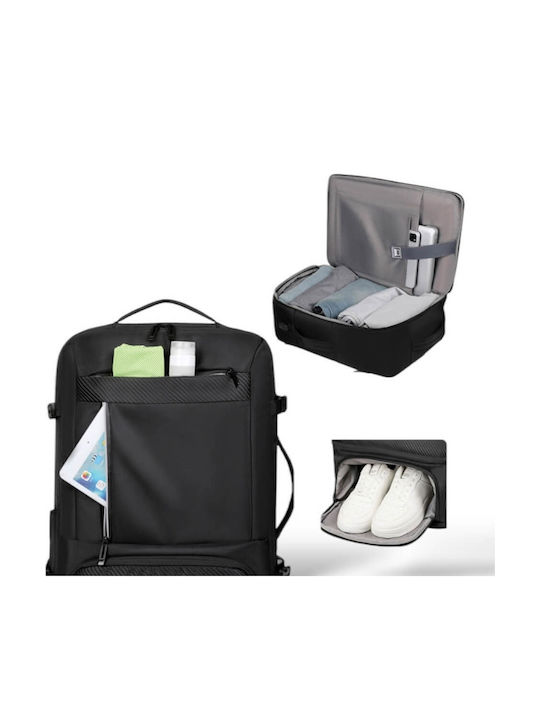 Playbags Раница Водоустойчива 50 л Черна