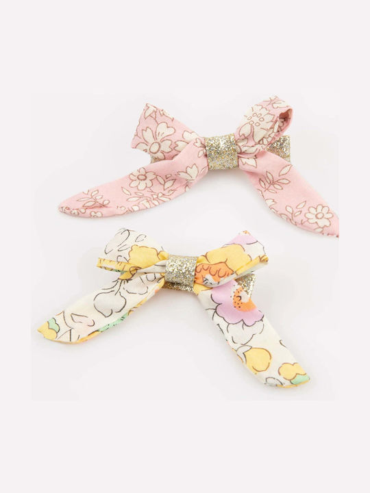 Meri Meri Kids Hair Clips Set with Multicolour Hair Clips 4 Pieces