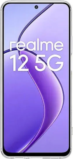 Vivid Set Gelly Back Cover Tempered Glass / Silicone Set with Glass Transparent (Realme 12)