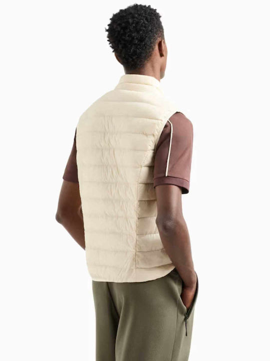Sleeveless Jacket Puffer Off White