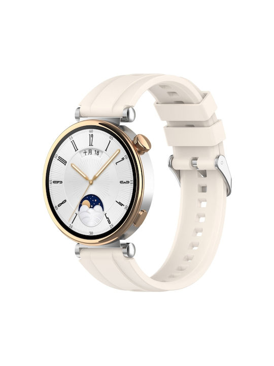 Каишка Силикон Син (Huawei Watch GT4/GT5 41mm / GT5 Pro 42mm)