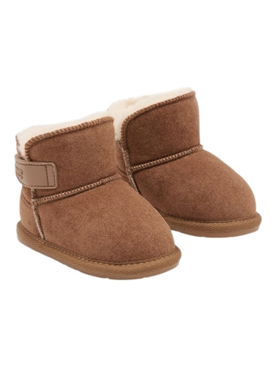 Conguitos Kids Boots with Zipper Tabac Brown