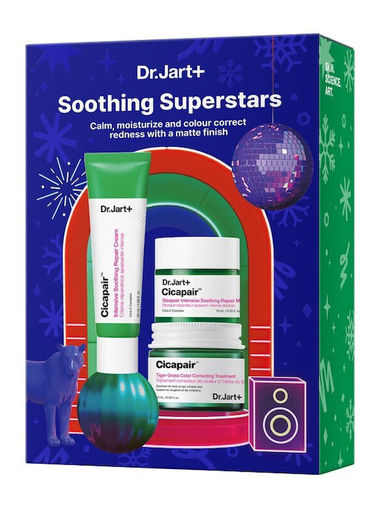 Dr. Jart+ Soothing Superstars Комплект за грижа за кожата за Хидратация 3бр