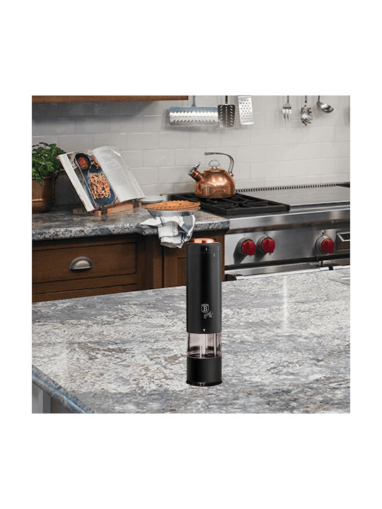 Berlinger Haus Black Rose Collection Ηλεκτρικός Μύλος Μπαχαρικών Inox σε Μαύρο Χρώμα