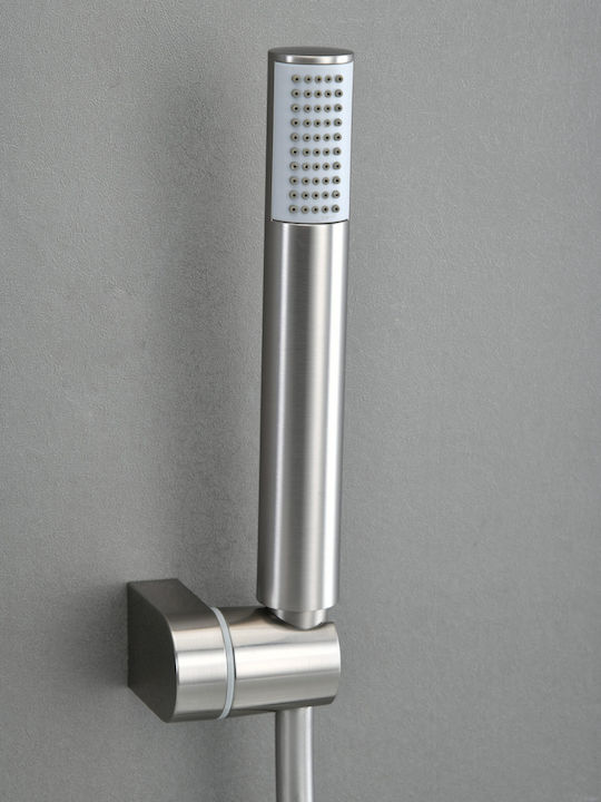 Imex Mixing Bathtub Shower Faucet Complete Set Silver