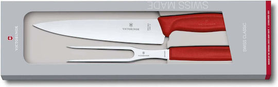 Victorinox Inox Cooking Utensil Set Red Swiss Classic 2pcs