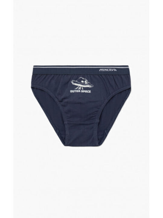 Minerva Gravity Set pentru copii cu chiloței Blue, Grey Mel 3buc