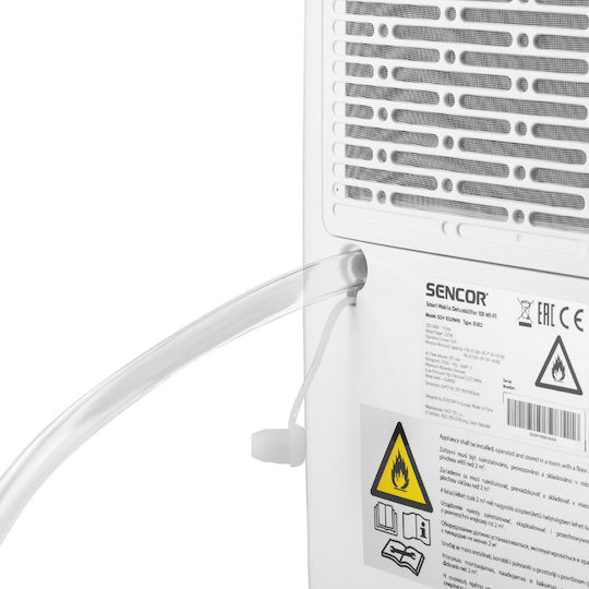 Sencor SDH 1028WH Αφυγραντήρας με Συμπιεστή και Wi-Fi 10lt