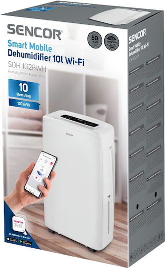 Sencor SDH 1028WH Αφυγραντήρας με Συμπιεστή και Wi-Fi 10lt