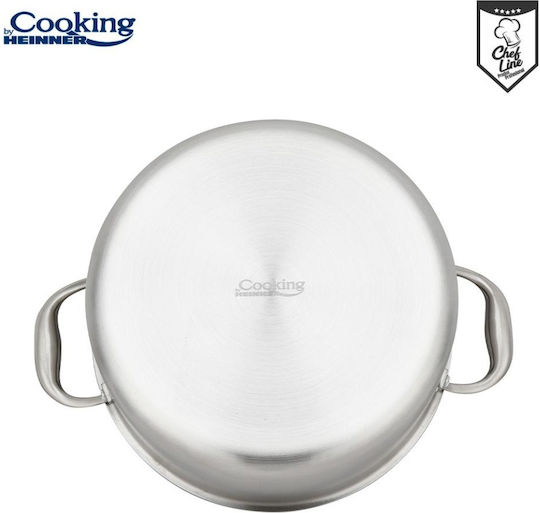 Heinner Titanium3 Tiefer Edelstahl-Topf 7Es / 28cm