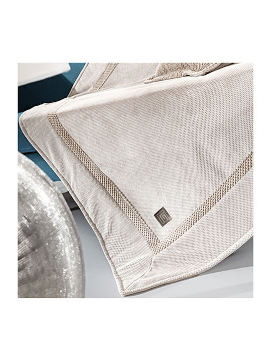 Guy Laroche Rubicon Sesselüberwurf Zwei Seiten 150x170cm Sand
