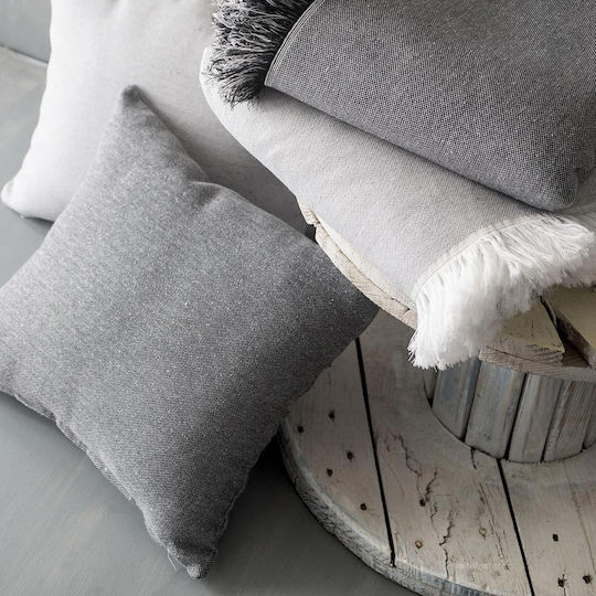 Rythmos Miller Sofa Throw 2 Seater 2 Sides Jacquard 180x240cm 02 Gray