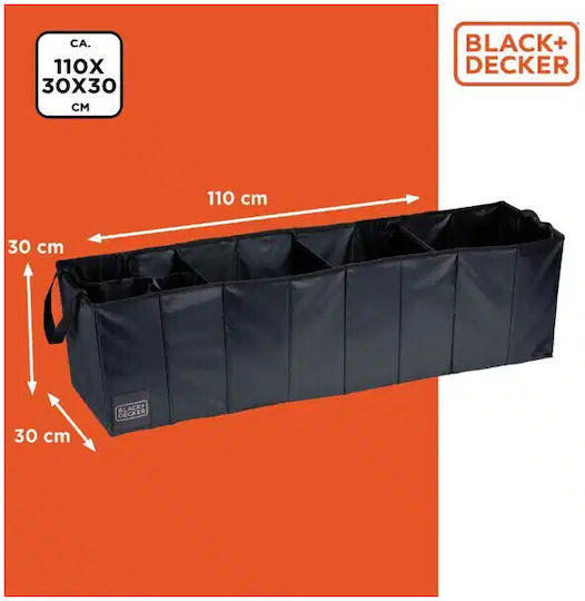Black & Decker Trunk Organizer Case 4 Compartments 110x30x30 Cm Black & Decker