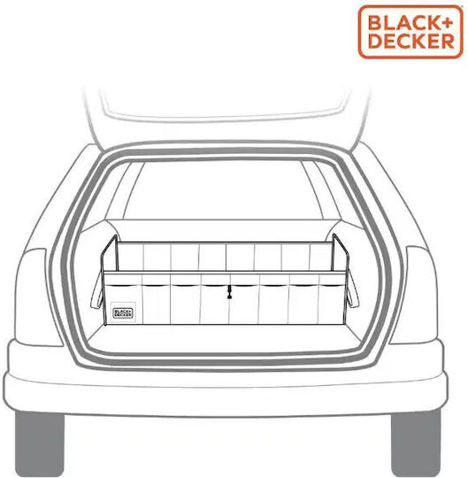 Black & Decker Trunk Organizer Case 4 Compartments 110x30x30 Cm Black & Decker