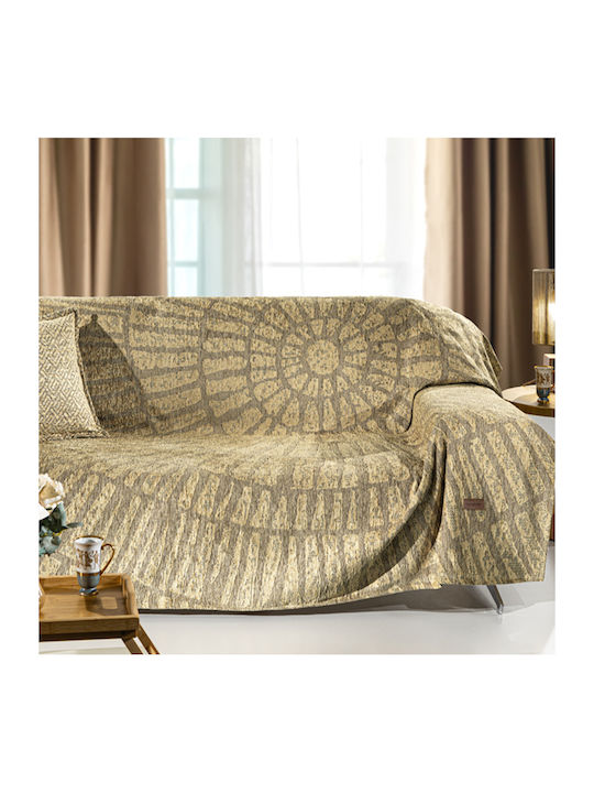 Guy Laroche Siren Sesselüberwurf Chenille 180x150cm Golden