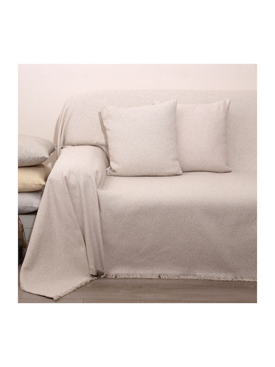 Anna Riska 1554 Armchair Throw Jacquard 150x180cm Sand