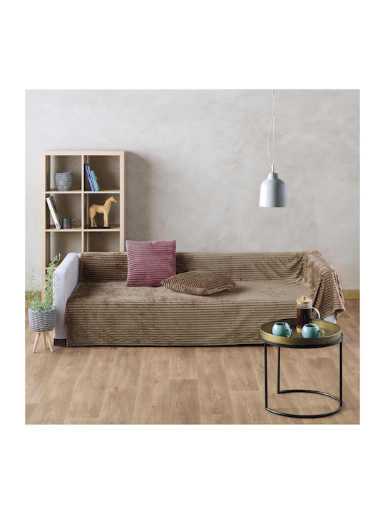 Kentia Sergio Three-Seater Sofa Throw Fleece 180x280cm 43