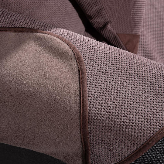 Silk Fashion 1715 Ριχτάρι Διθέσιου Καναπέ Chenille 180x250εκ. Chocolate 6978000000014