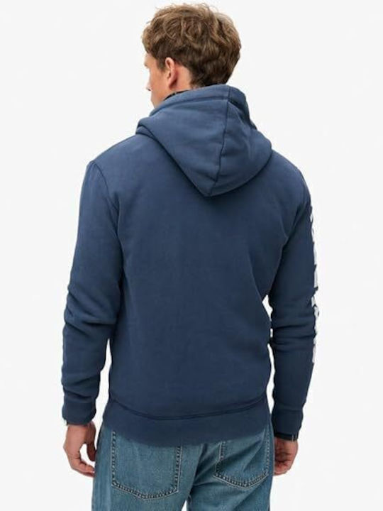 Superdry Navy Blue with Hood