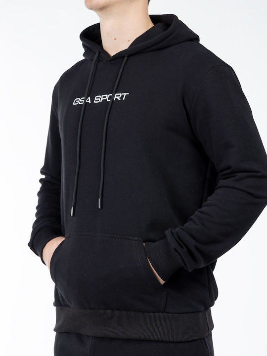 Sweatshirt mit Kapuze Schwarz