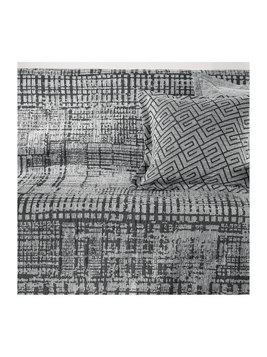 Guy Laroche Melbourne Ριχτάρι Πολυθρόνας Chenille 180x150εκ. Γκρι 1133030224000