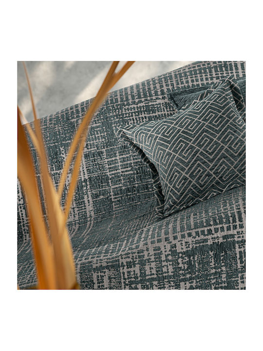Guy Laroche Melbourne Ριχτάρι Πολυθρόνας Chenille 180x150εκ. Πετρόλ