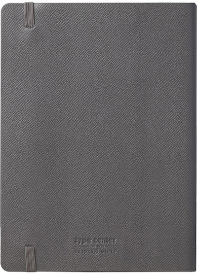 Type Center Notizbuch A5 Gray