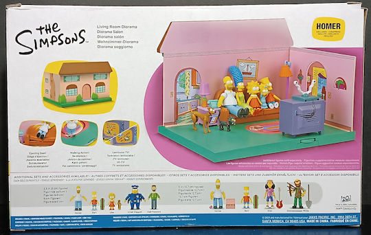 Jakks Pacific Simpsons House Living Room Diorama (Διάφορα Σχέδια)