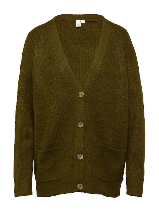 Women's Knitted Cardigan Green