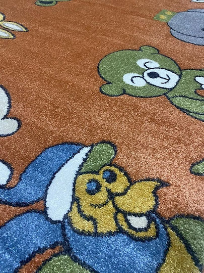 Παιδικό Χαλί Καφέ 200x240cm Παιδικό Χαλί Καφέ 200x240cm