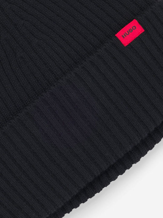 Beanie Ανδρικός Σκούφος Πλεκτός σε Μαύρο χρώμα
