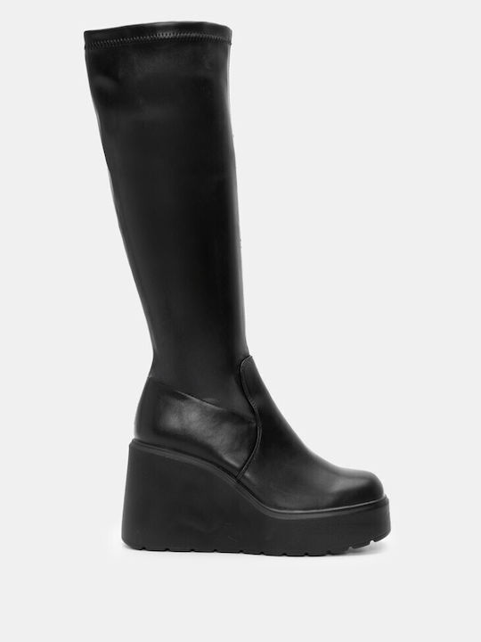 Luigi Women's Boots with High Heel Black