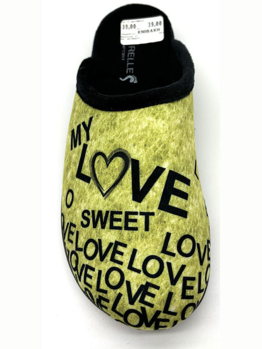 Naturelle Love Anatomical Slippers Green