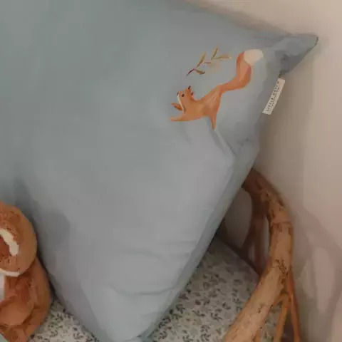 Little Dutch Βρεφική Παπλωματοθήκη Denim Blue Denim Blue 120x150εκ.
