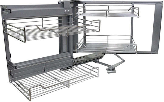 Kukoo Corner Kitchen Cupboard Pull Out Drawers Left Hand